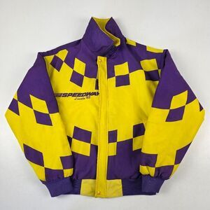 Vintage Swingster Jacket‎ Mens Small USA Made Racing Motocross Full Zip 90s 80s